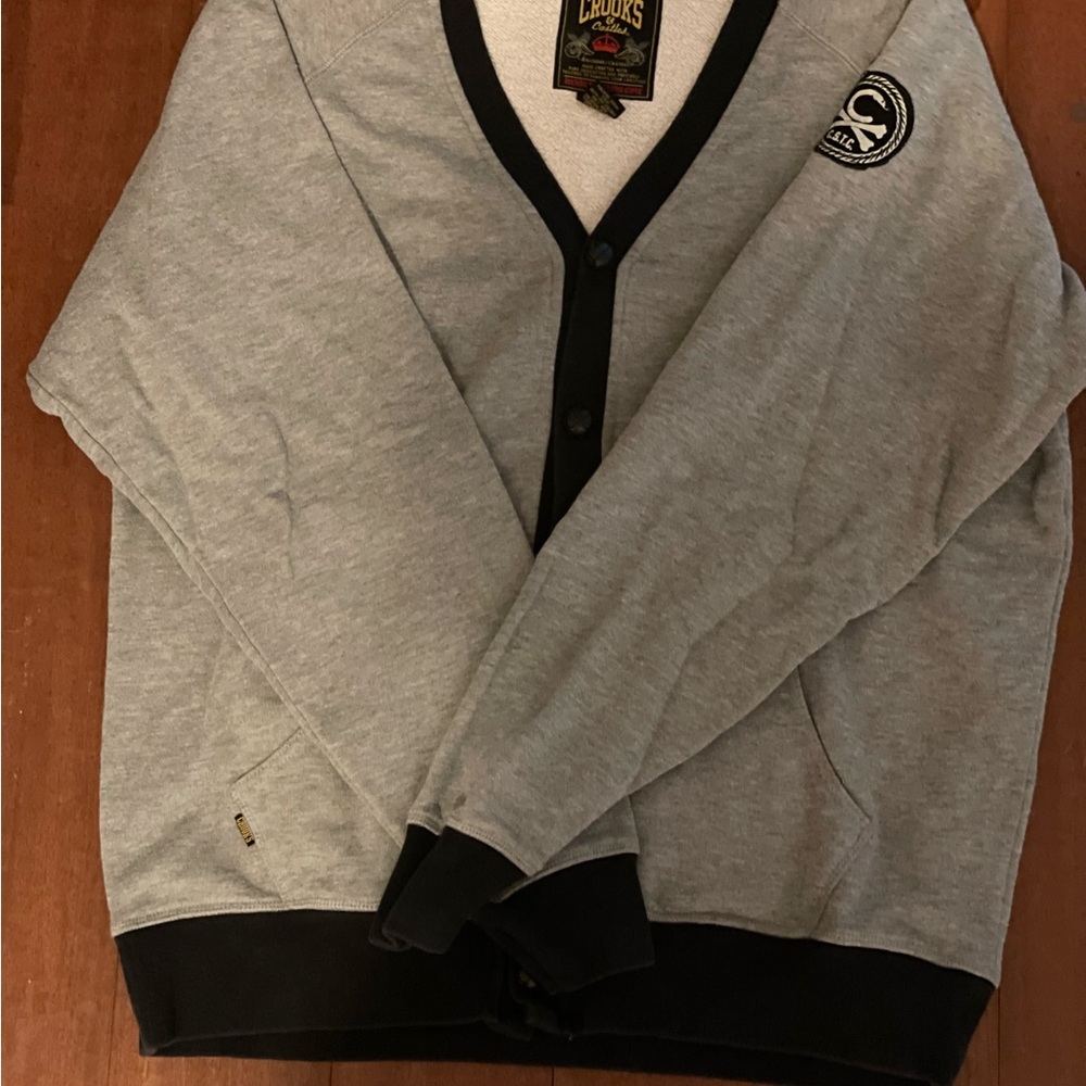 Preowned Men’s Crooks and Castle Cardigan Sweater Size Large